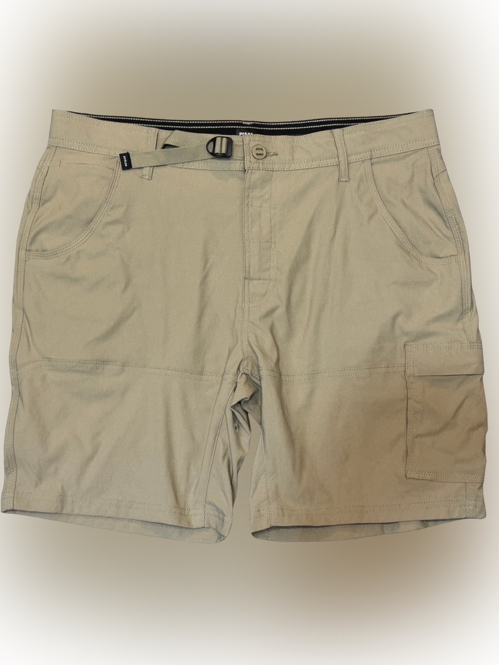 Prana Men’s Standard Fit Stretch Chino Shorts - Sand Size 36”x8”